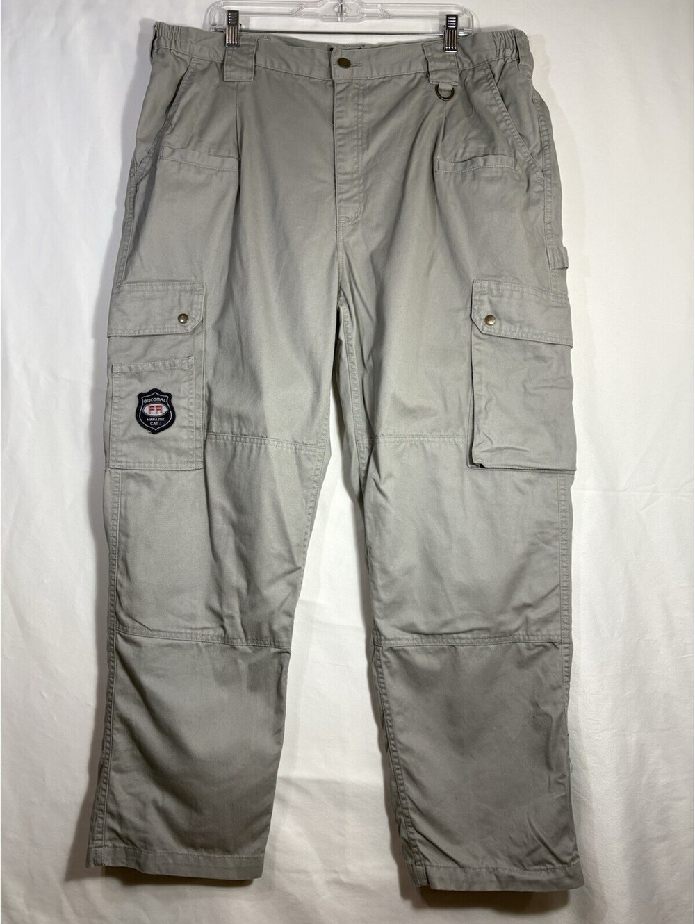 Bocomal FR Cargo Pants Mens 40x29 Gray Flame Resistant NFPA 2112 CAT 2 Work
